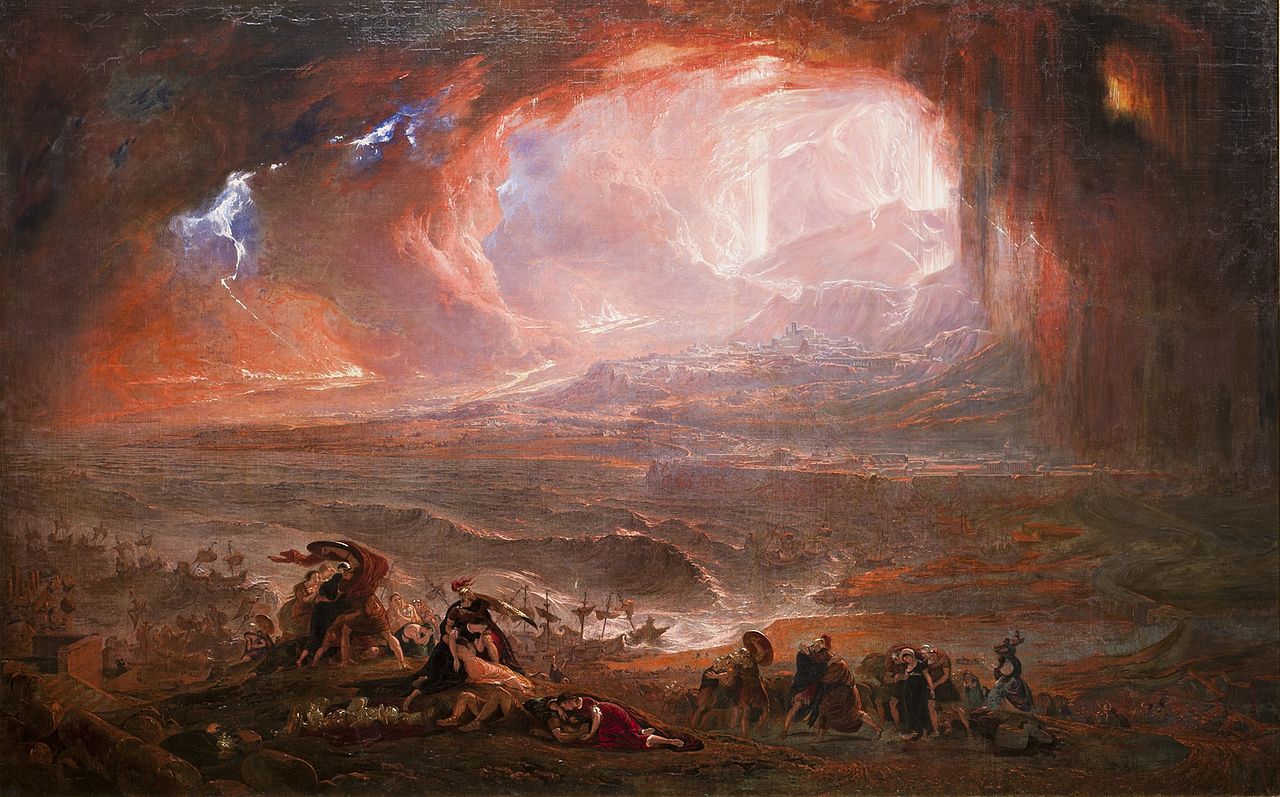 Destruction of Pompeii and Herculaneum, by John Martin