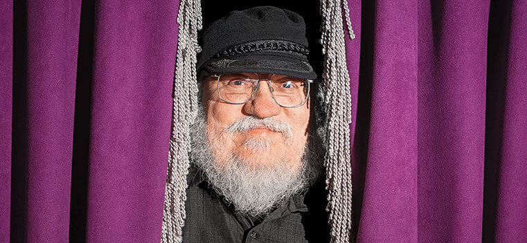 George R.R. Martin em Santa Fe - Foto por Steven St. John.