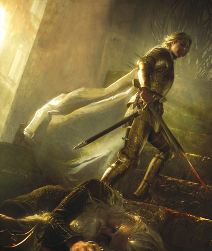 Jaime Lannister kills Aerys Targaryen by Michael Komarck