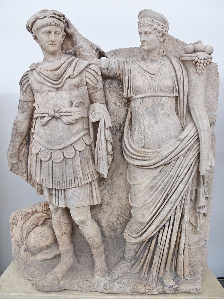 Statue of Agrippina crowning Nero