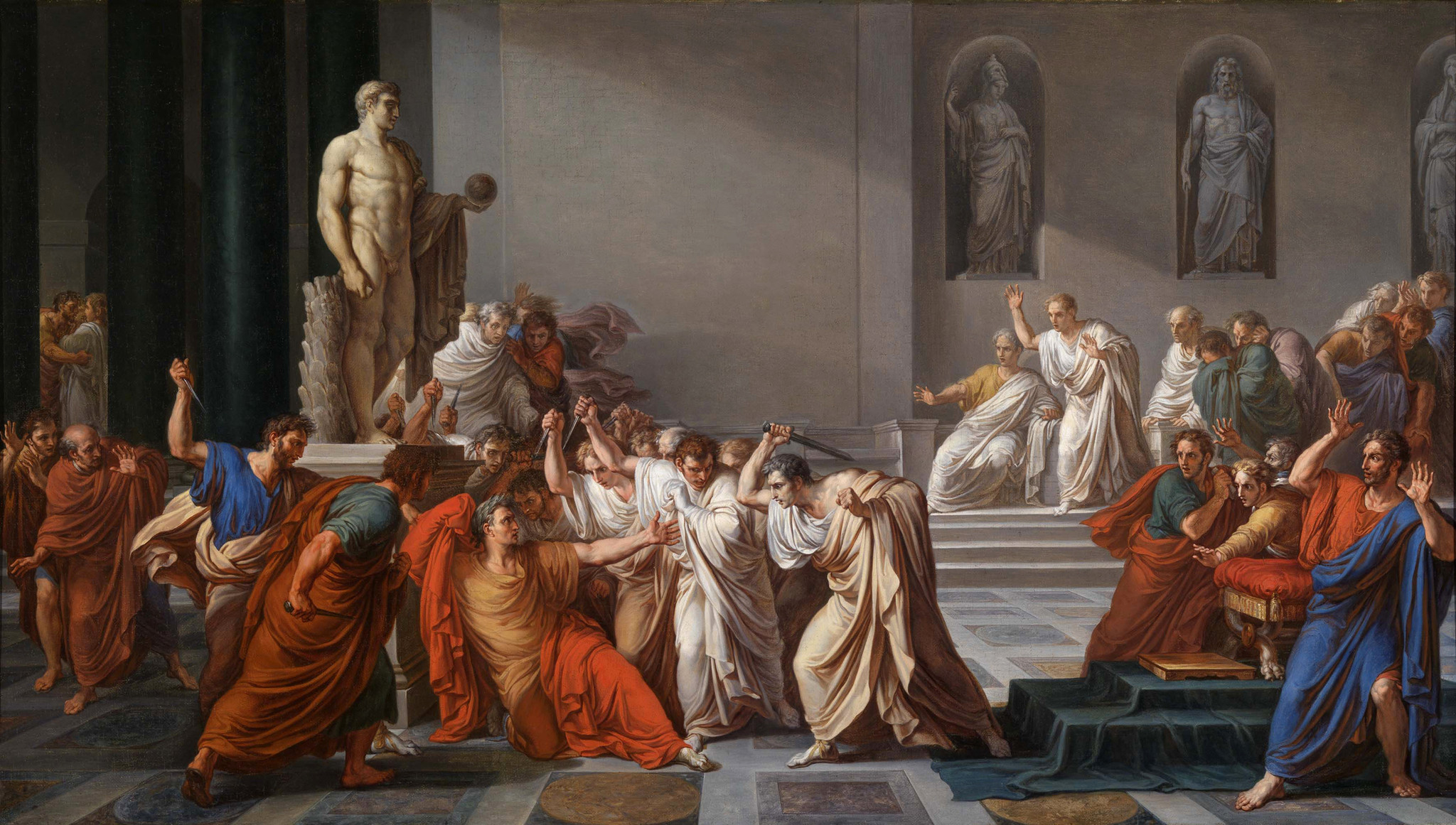 Vincenzo Camuccini’s Death of Caesar