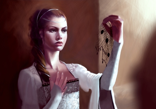 Sansa Stark hairnet