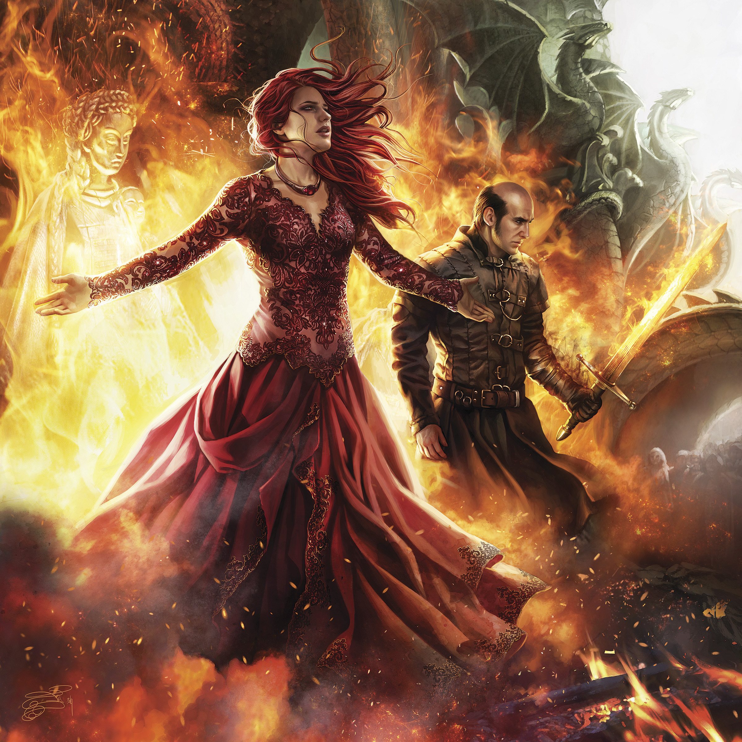 Melisandre e Stannis Baratheon
