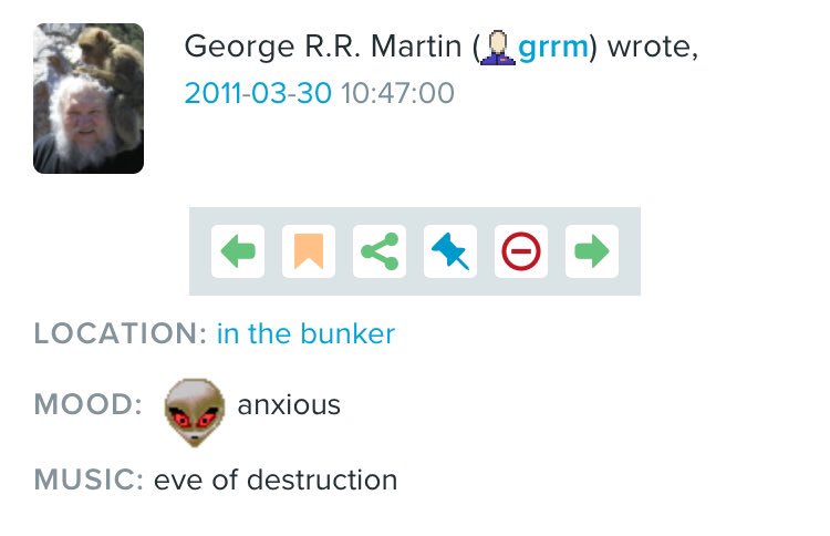 George R. R. Martin bunker