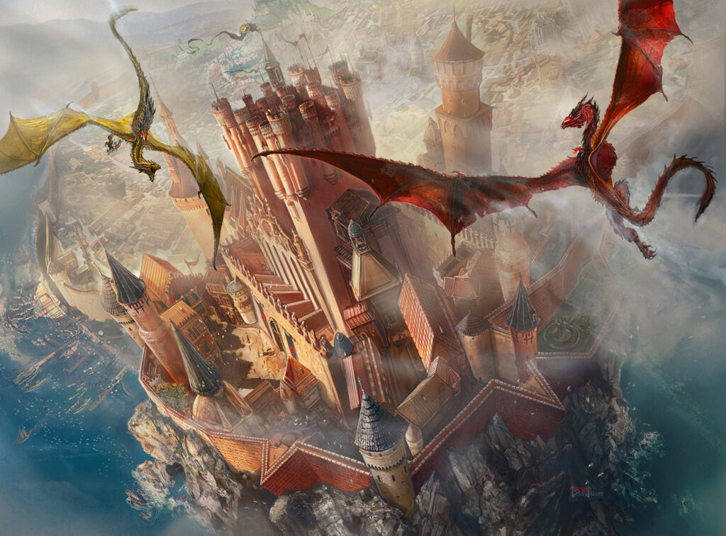 The Rise of the Dragon conta com mais de 180 artes sobre os Targaryen